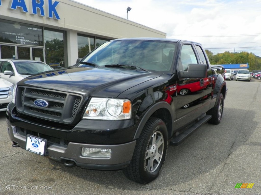 2004 F150 FX4 SuperCab 4x4 - Black / Black photo #1