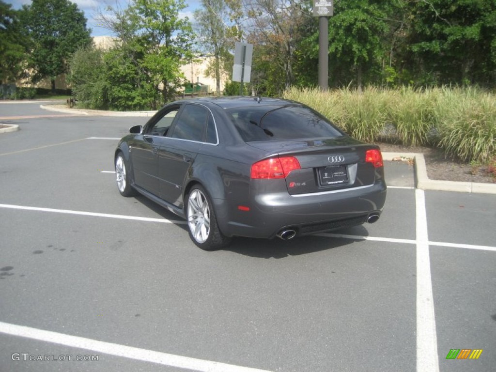 Daytona Grey Pearl Effect 2008 Audi RS4 4.2 quattro Sedan Exterior Photo #54438693