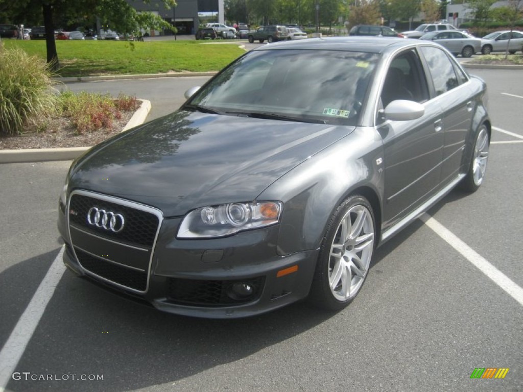 Daytona Grey Pearl Effect 2008 Audi RS4 4.2 quattro Sedan Exterior Photo #54438708