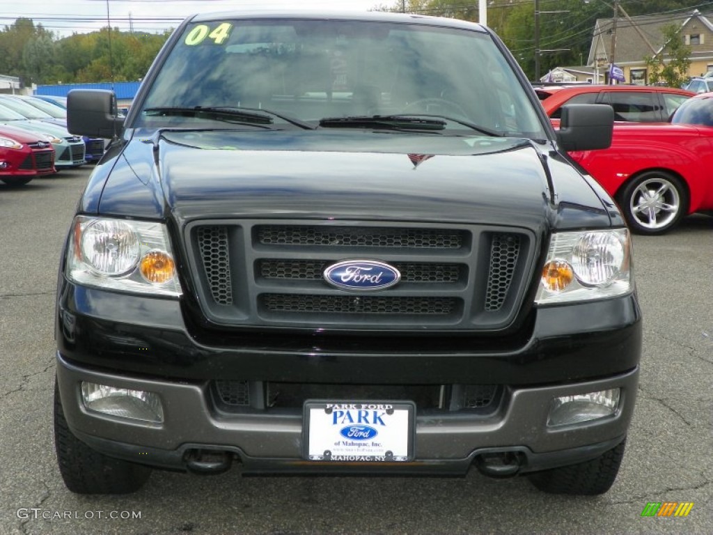 2004 F150 FX4 SuperCab 4x4 - Black / Black photo #26