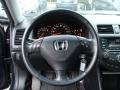 Black 2004 Honda Accord EX Coupe Steering Wheel