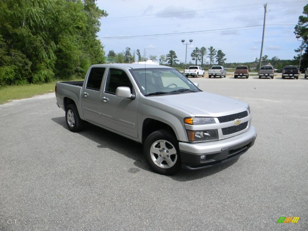 Sheer Silver Metallic 2011 Chevrolet Colorado LT Crew Cab Exterior Photo #54440226