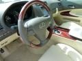 2011 Lexus GS Parchment/Birds Eye Maple Interior Steering Wheel Photo