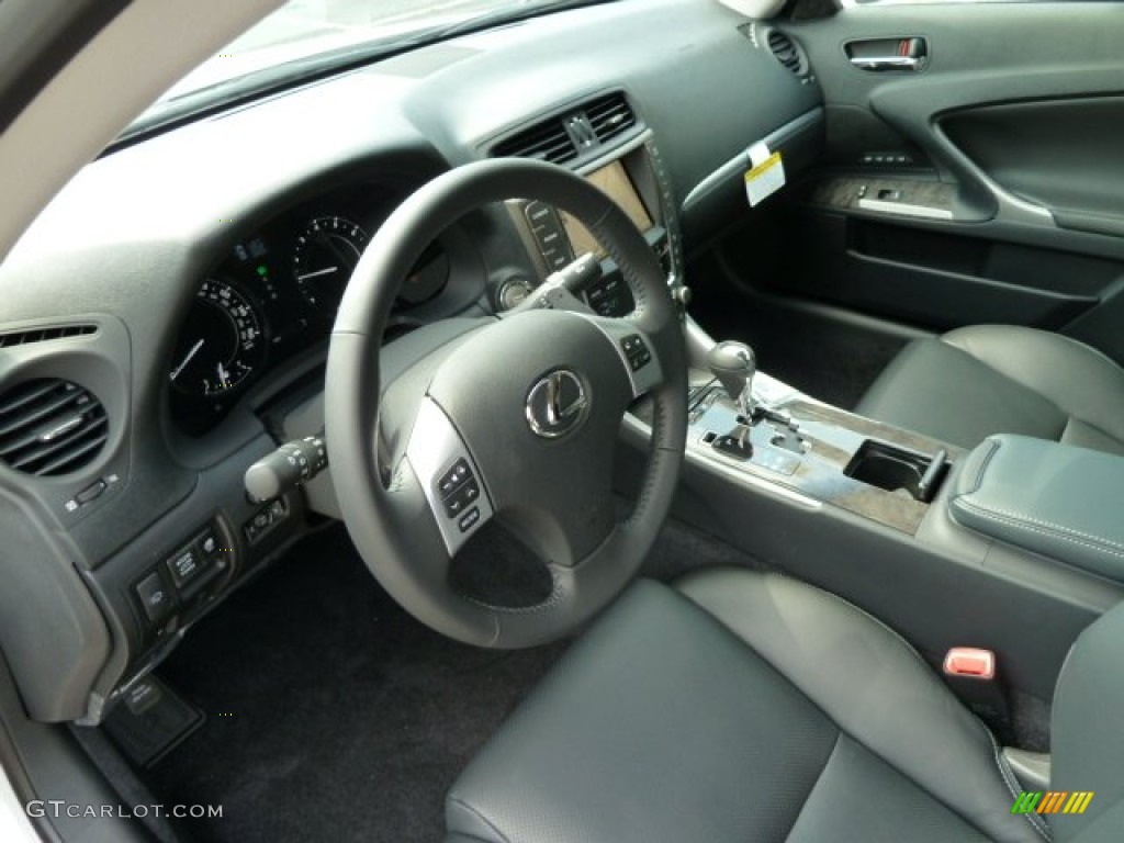 Black Interior 2011 Lexus IS 250C Convertible Photo #54440808