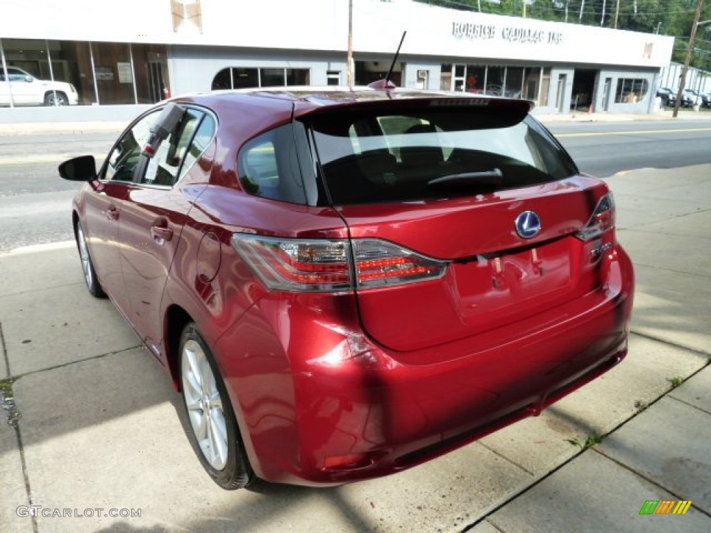 Matador Red Mica 2011 Lexus CT 200h Hybrid Premium Exterior Photo #54440877
