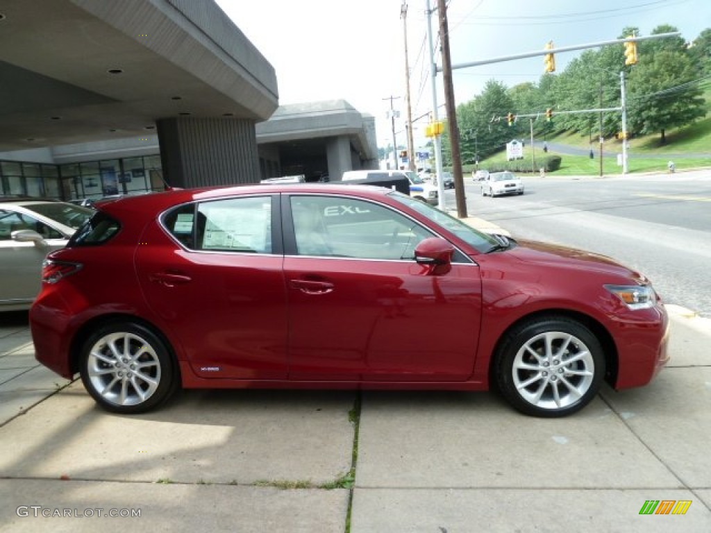 Matador Red Mica 2011 Lexus CT 200h Hybrid Premium Exterior Photo #54440901