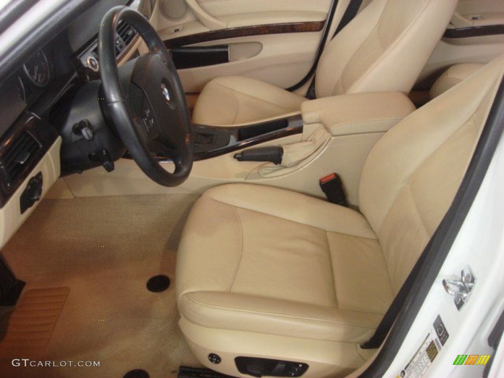 2007 3 Series 328i Wagon - Alpine White / Beige photo #8