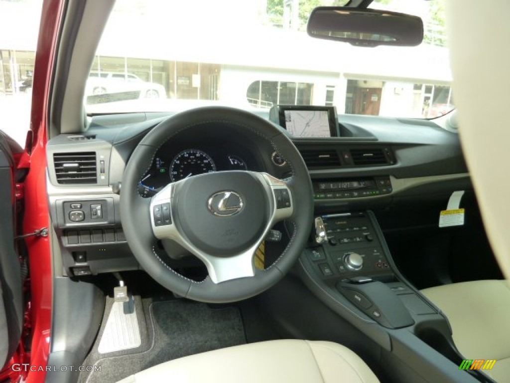 2011 Lexus CT 200h Hybrid Premium Ecru Dashboard Photo #54440961