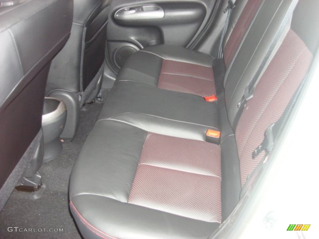 2011 Juke SL AWD - White Pearl / Black/Red w/Silver Trim photo #10