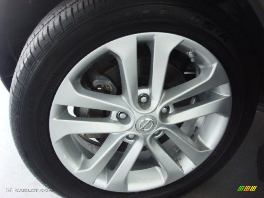 2011 Juke SL AWD - White Pearl / Black/Red w/Silver Trim photo #19