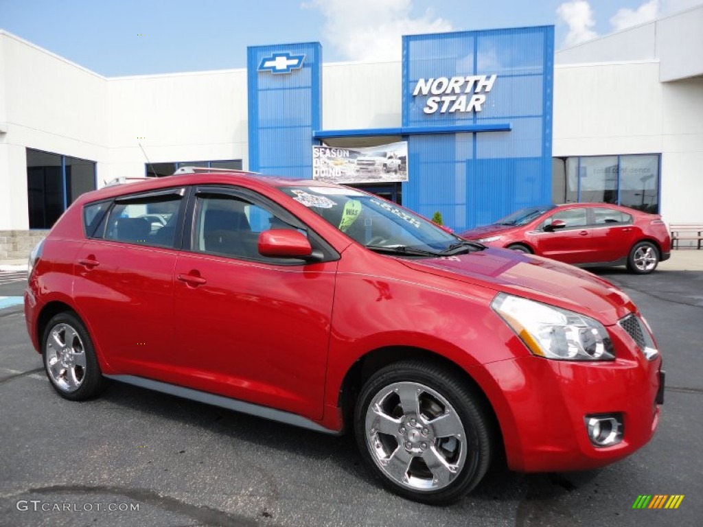 Red Hot Metallic Pontiac Vibe