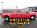 2006 Red Clearcoat Ford F350 Super Duty Lariat Crew Cab Dually  photo #1