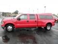 2006 Red Clearcoat Ford F350 Super Duty Lariat Crew Cab Dually  photo #4