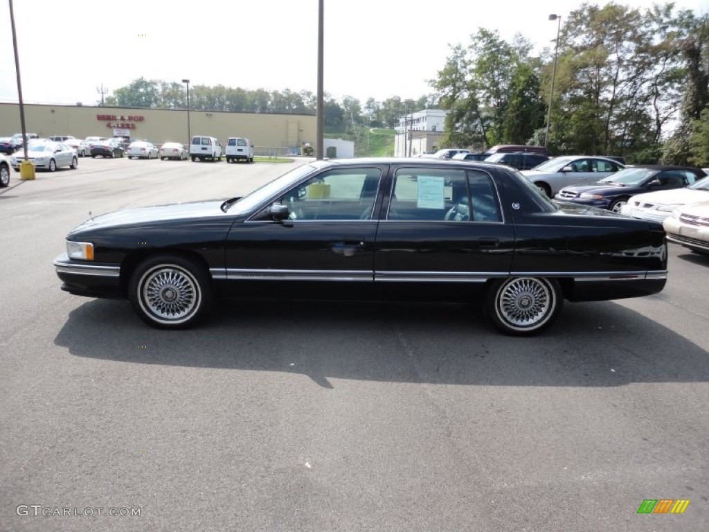 1995 DeVille Sedan - Black / Black photo #4