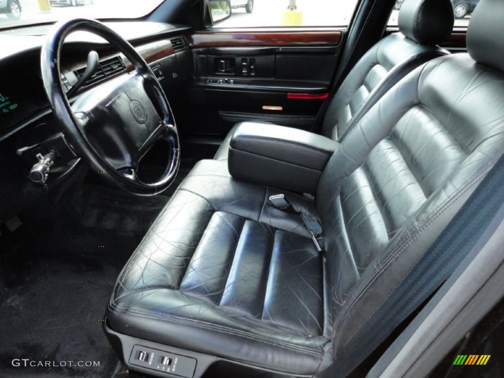 Black Interior 1995 Cadillac DeVille Sedan Photo #54442200