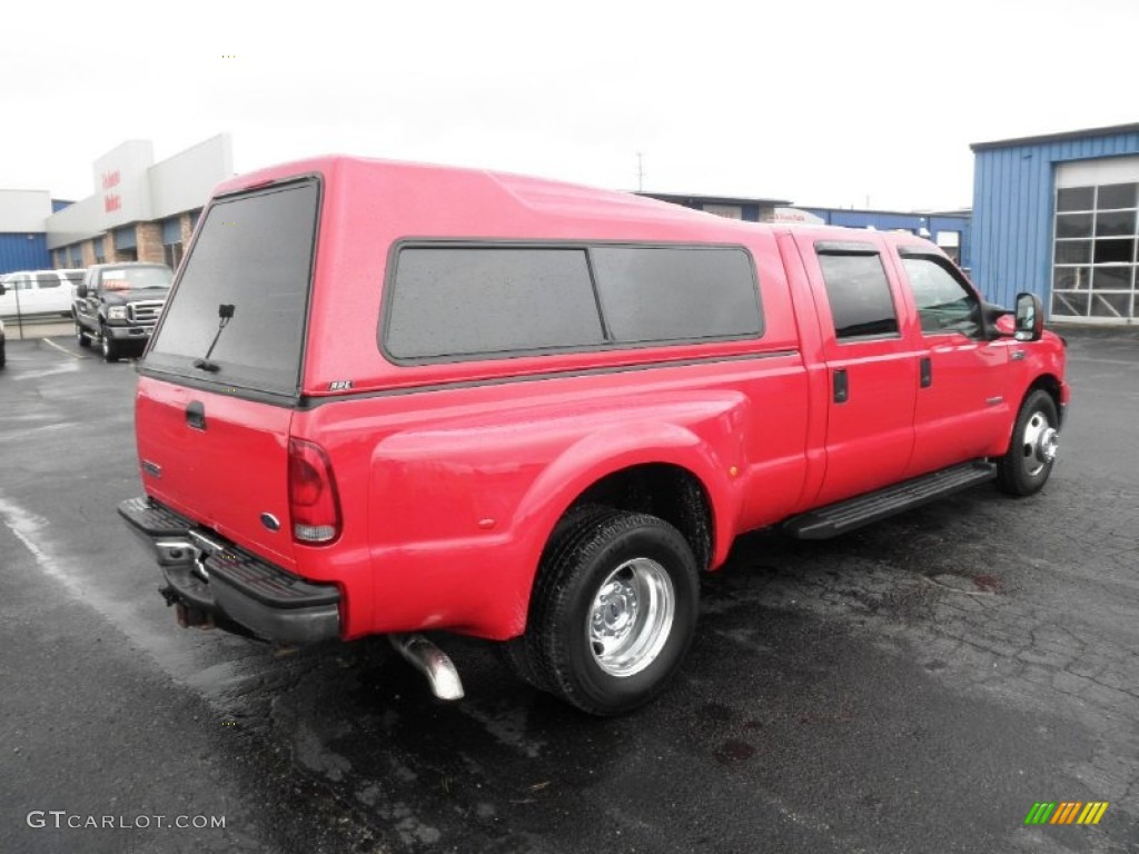 Red Clearcoat 2006 Ford F350 Super Duty Lariat Crew Cab Dually Exterior Photo #54442311