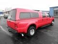 2006 Red Clearcoat Ford F350 Super Duty Lariat Crew Cab Dually  photo #25