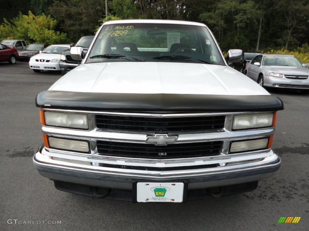 1994 C/K K1500 Regular Cab 4x4 - White / Blue photo #2