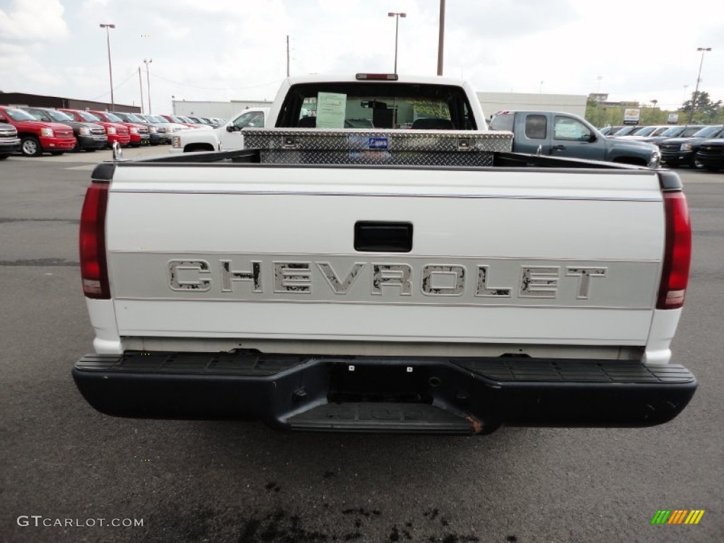 1994 C/K K1500 Regular Cab 4x4 - White / Blue photo #6