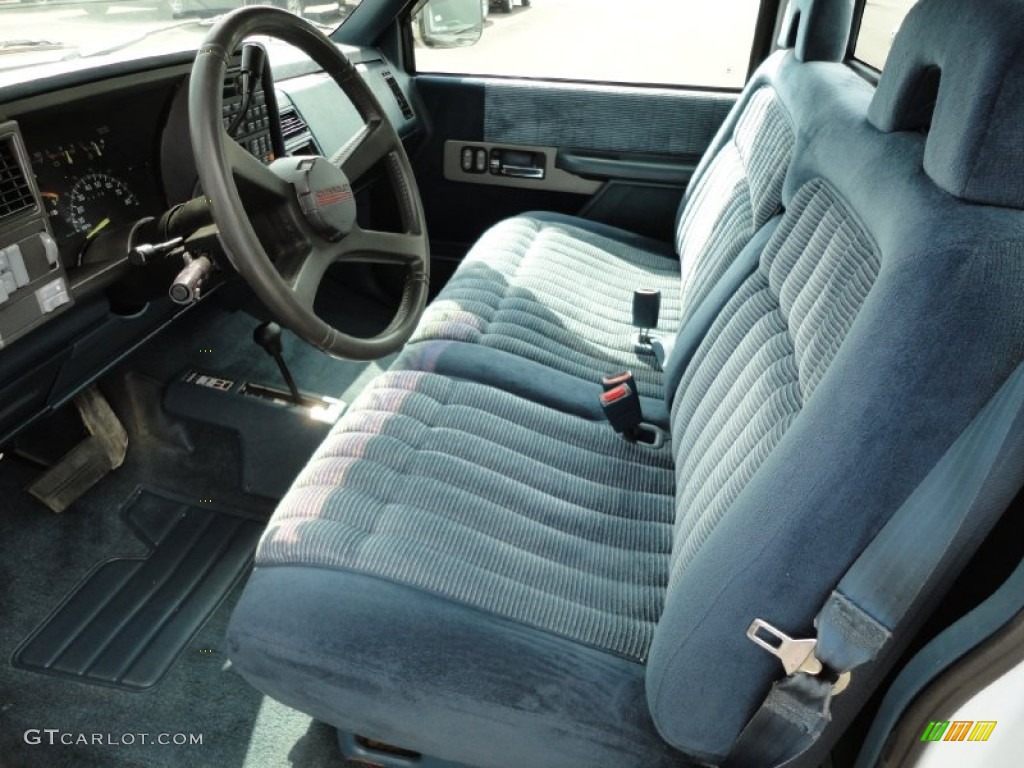 Blue Interior 1994 Chevrolet C K K1500 Regular Cab 4x4 Photo