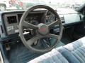 1994 Chevrolet C/K Blue Interior Steering Wheel Photo