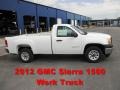 2012 Summit White GMC Sierra 1500 Regular Cab  photo #1