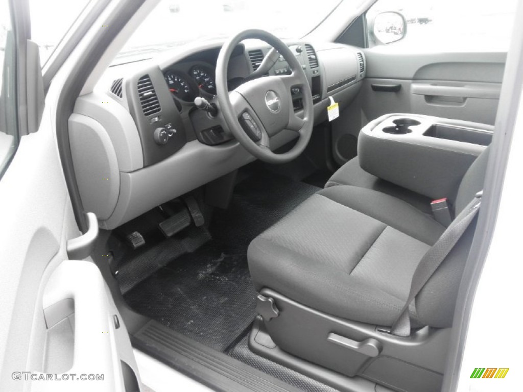 Dark Titanium Interior 2012 GMC Sierra 1500 Regular Cab Photo #54442581