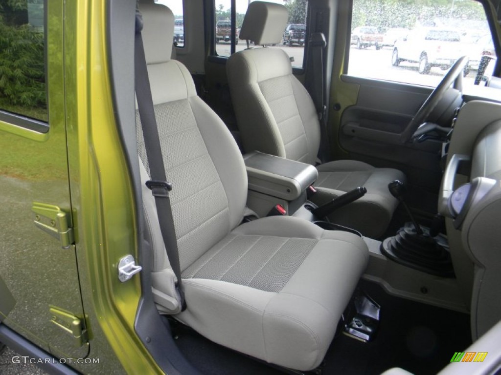 2008 Wrangler Unlimited Rubicon 4x4 - Rescue Green Metallic / Dark Khaki/Medium Khaki photo #19