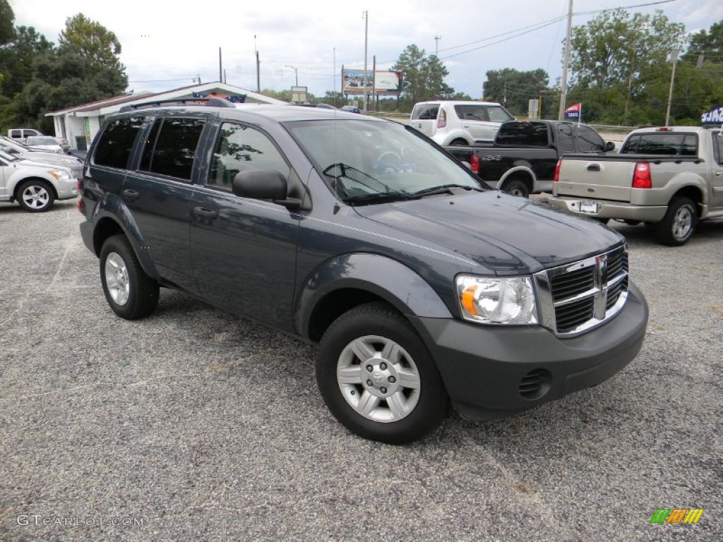 2008 Durango SXT - Steel Blue Metallic / Dark/Light Slate Gray photo #3