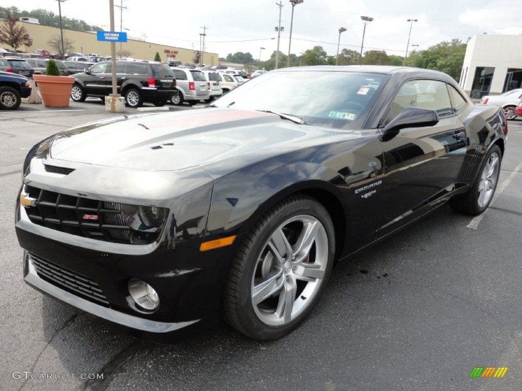 Carbon Flash Metallic 2012 Chevrolet Camaro SS 45th Anniversary Edition Coupe Exterior Photo #54442863