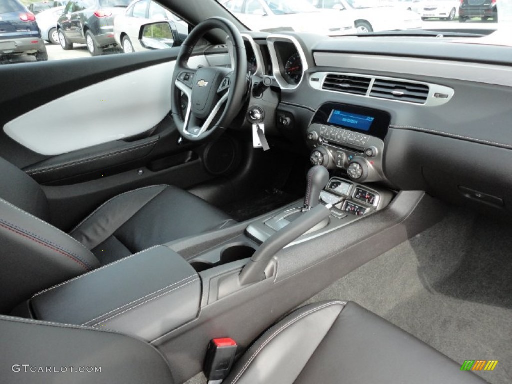 Jet Black Interior 2012 Chevrolet Camaro SS 45th Anniversary Edition Coupe Photo #54442980