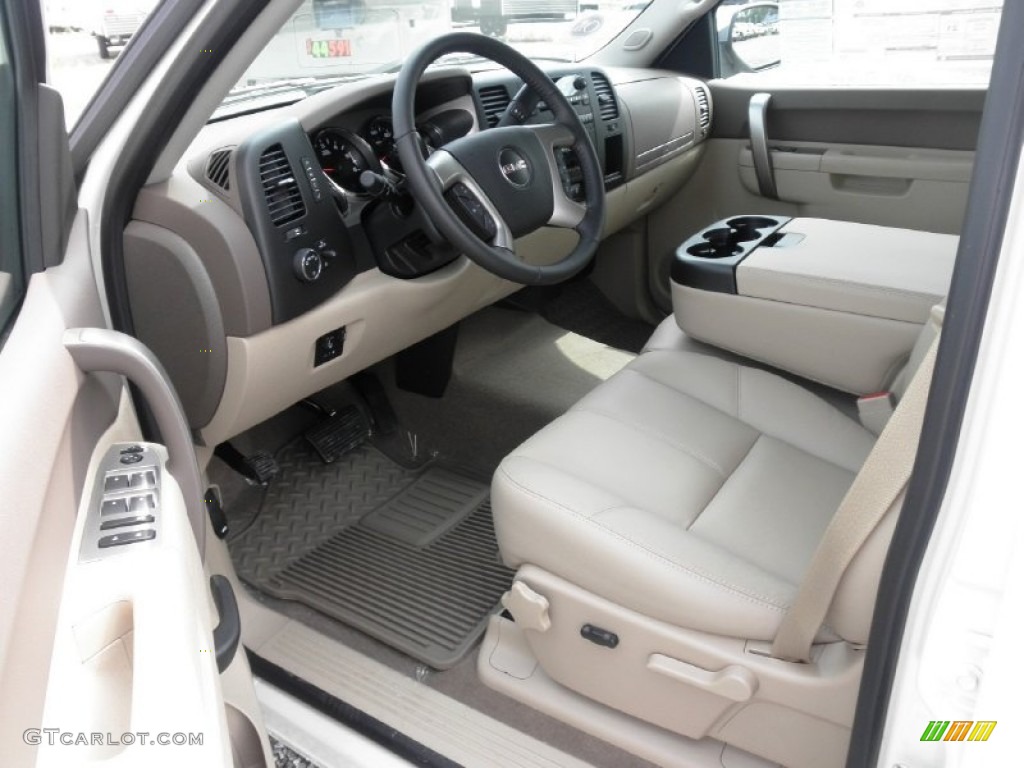 Very Dark Cashmere Light Cashmere Interior 2012 Gmc Sierra