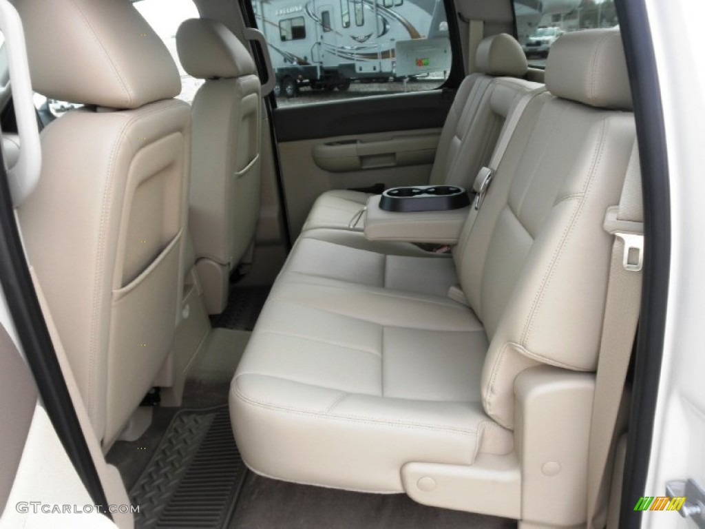 Very Dark Cashmere/Light Cashmere Interior 2012 GMC Sierra 1500 SLE Crew Cab 4x4 Photo #54443265