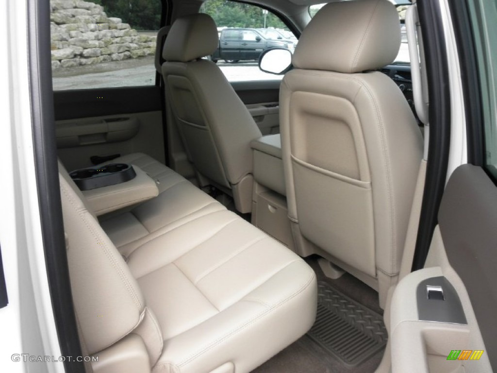 Very Dark Cashmere/Light Cashmere Interior 2012 GMC Sierra 1500 SLE Crew Cab 4x4 Photo #54443298