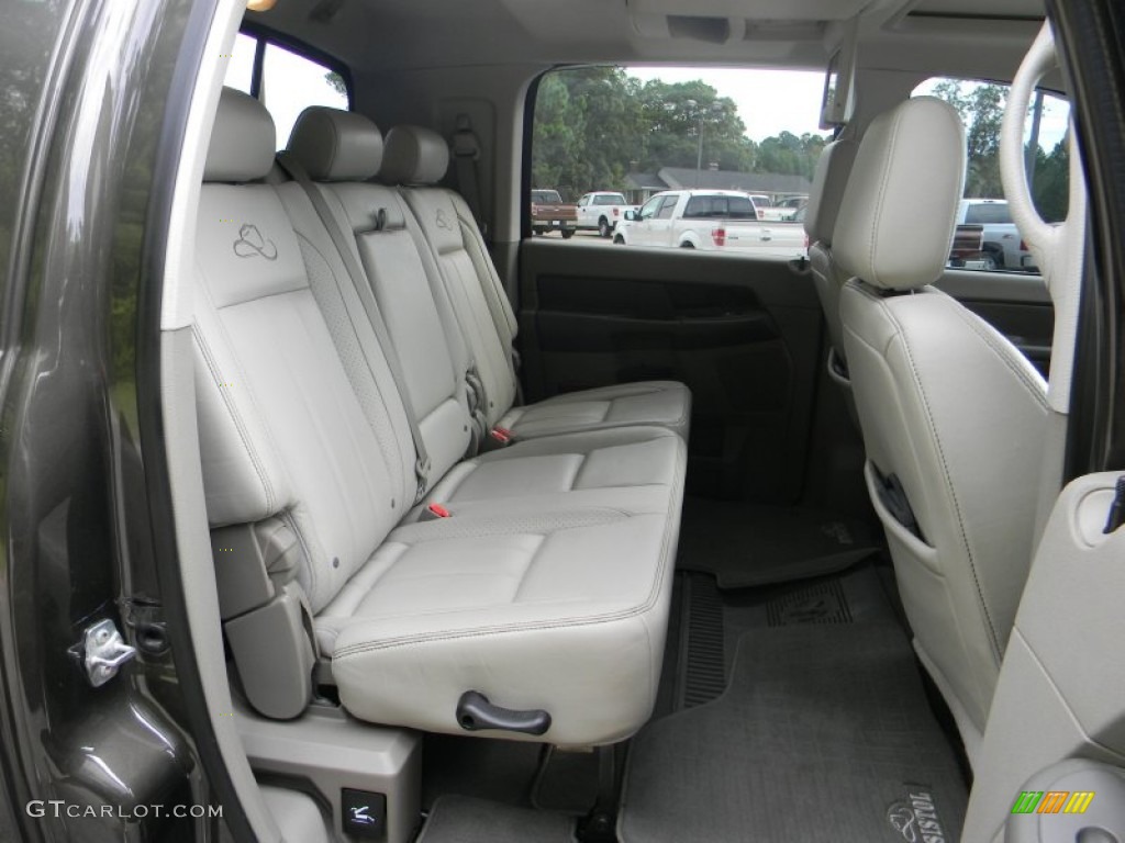 Medium Slate Gray Interior 2008 Dodge Ram 3500 Laramie Resistol Mega Cab 4x4 Dually Photo #54443802