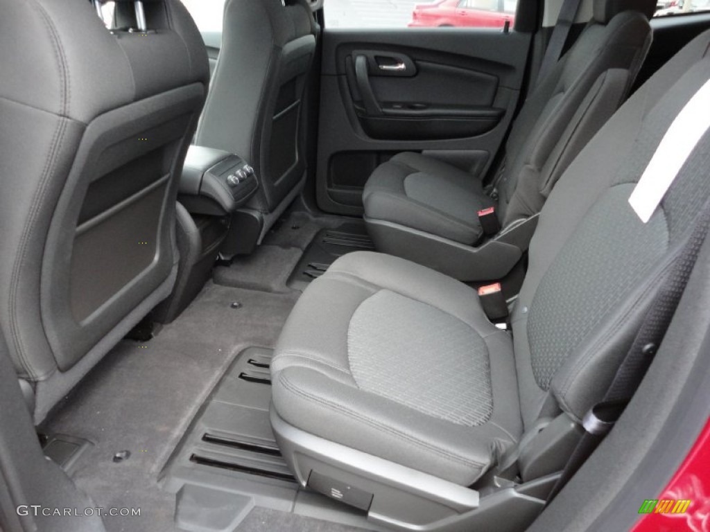Ebony Interior 2012 Chevrolet Traverse LT AWD Photo #54444049