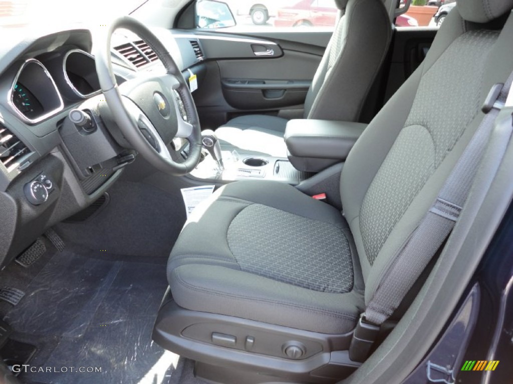 Ebony Interior 2012 Chevrolet Traverse LT AWD Photo #54444198