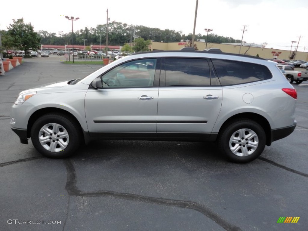Silver Ice Metallic 2012 Chevrolet Traverse LS AWD Exterior Photo #54444327