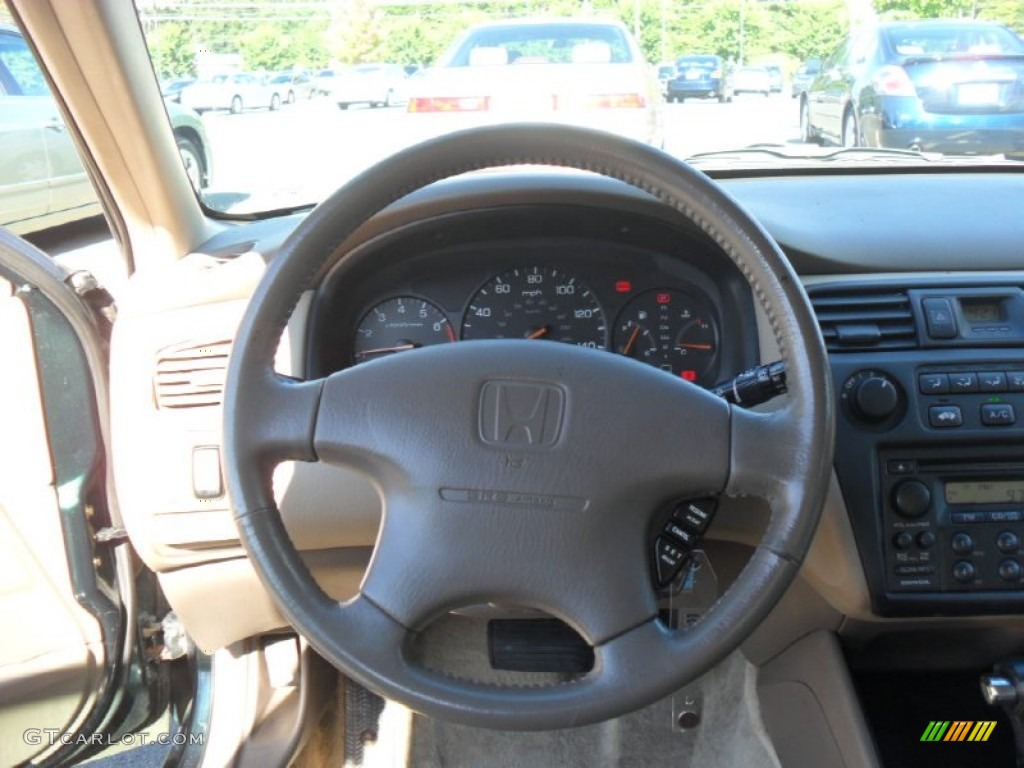 2000 Honda Accord EX-L Sedan Ivory Steering Wheel Photo #54444367