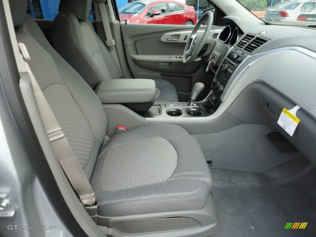 Dark Gray/Light Gray Interior 2012 Chevrolet Traverse LS AWD Photo #54444435