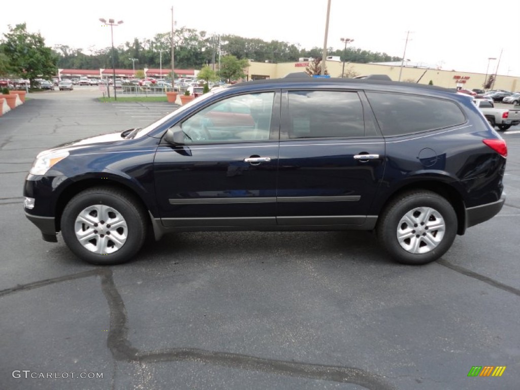 Dark Blue Metallic 2012 Chevrolet Traverse LS AWD Exterior Photo #54444501