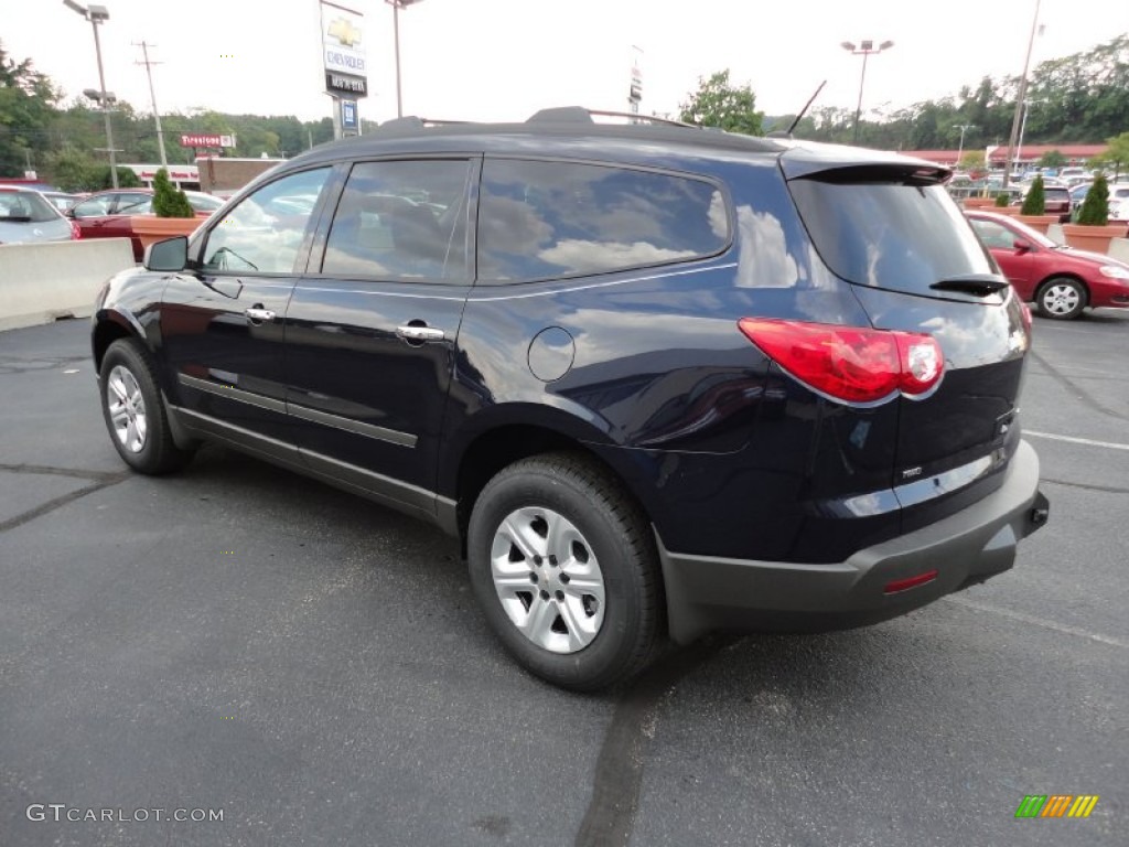 Dark Blue Metallic 2012 Chevrolet Traverse LS AWD Exterior Photo #54444511