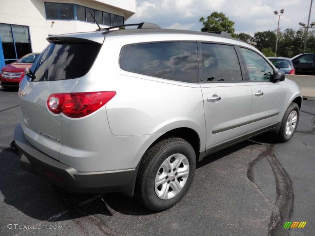 Silver Ice Metallic 2012 Chevrolet Traverse LS Exterior Photo #54444705