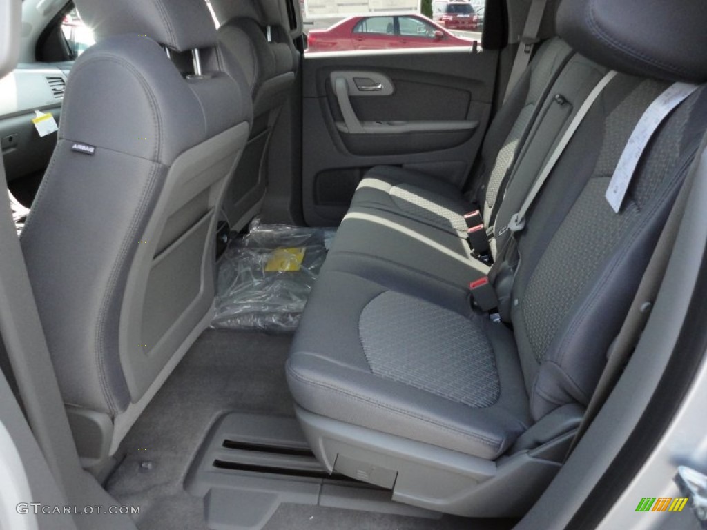 Dark Gray/Light Gray Interior 2012 Chevrolet Traverse LS Photo #54444759