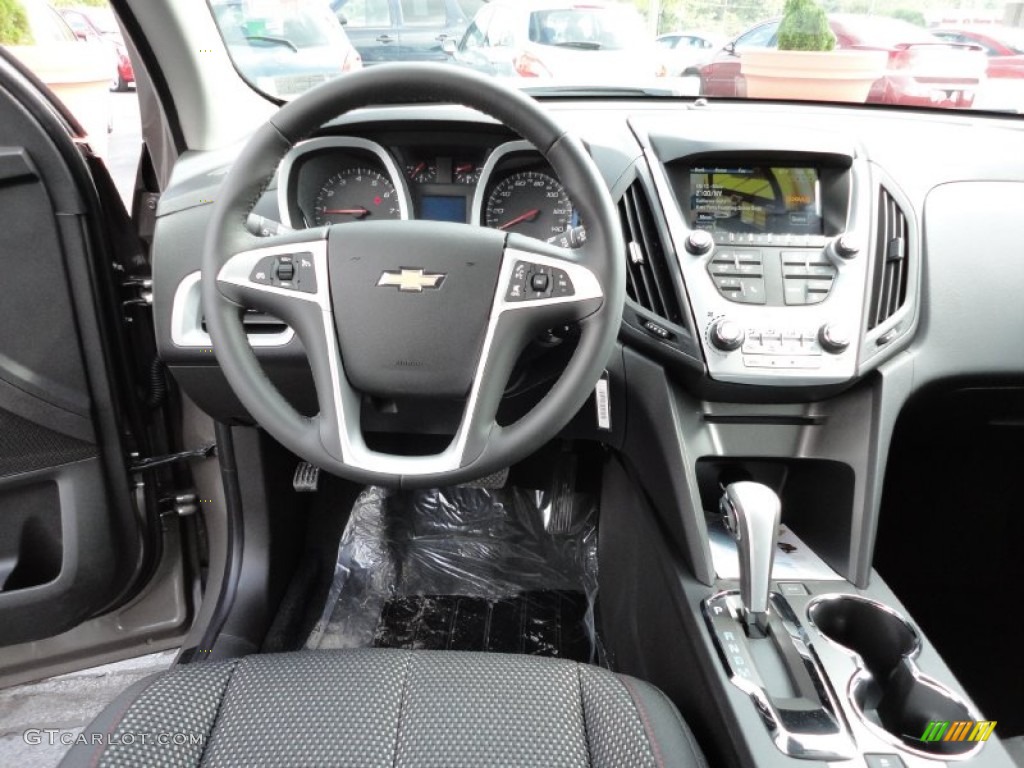 2012 Chevrolet Equinox LT AWD Jet Black Dashboard Photo #54444922