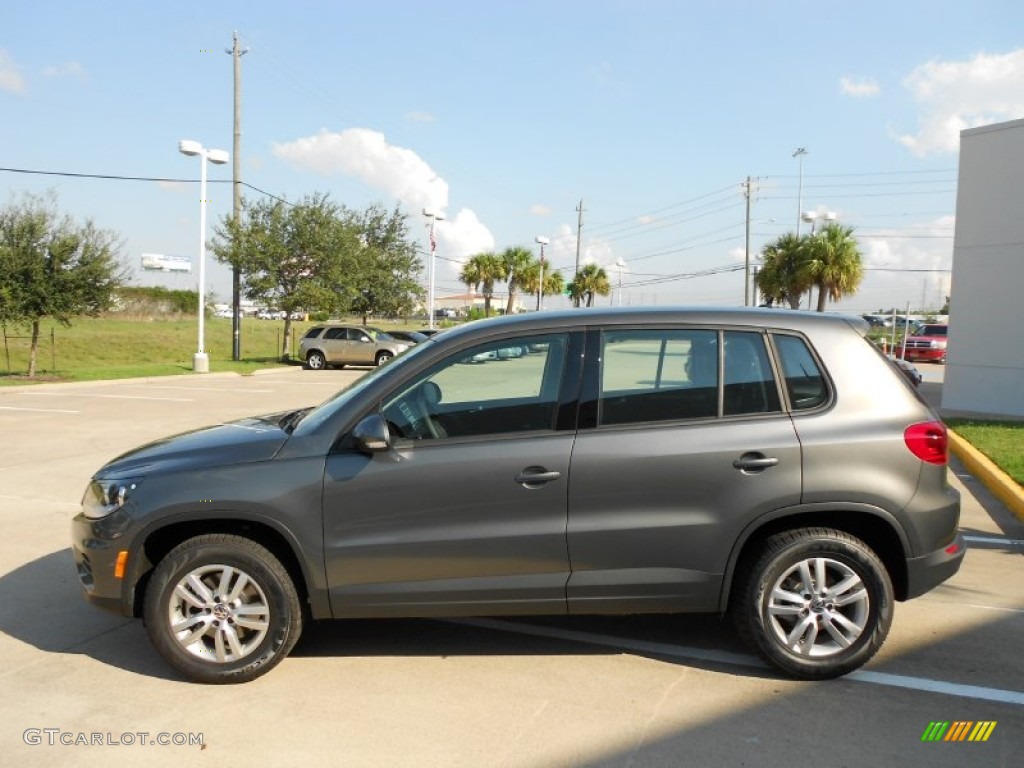 Pepper Gray Metallic 2012 Volkswagen Tiguan S Exterior Photo #54444965