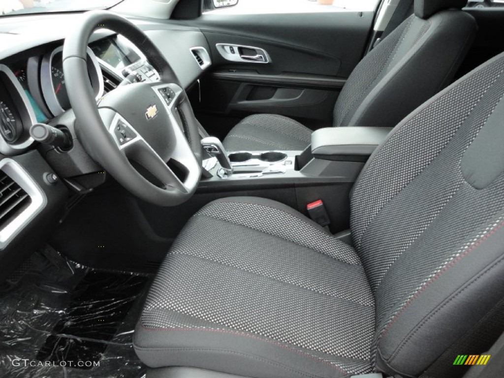 Jet Black Interior 2012 Chevrolet Equinox LT AWD Photo #54445100