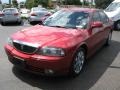 2003 Vivid Red Metallic Lincoln LS V8  photo #4