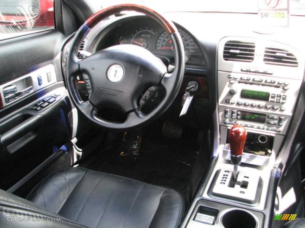 2003 Lincoln LS V8 Black Dashboard Photo #54447126