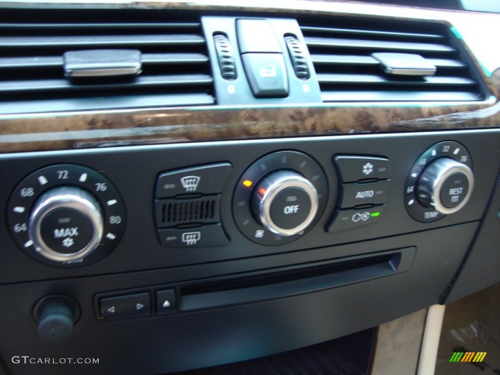 2006 5 Series 530xi Sedan - Jet Black / Beige photo #21